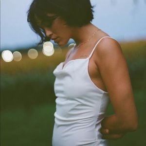 Urban Outfitters Mallory Cowl Neck Slip Dress